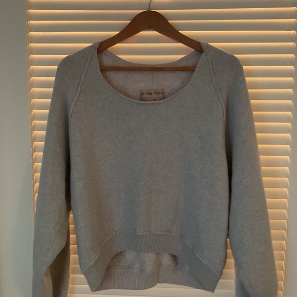 We The Free Midnight Pullover Gray XS NWOT - Picture 4 of 6
